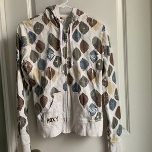 Kids Roxy Zipped Hoodie large Runs small